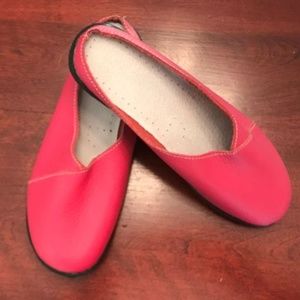 Casual Leather Flat Backless Loafers